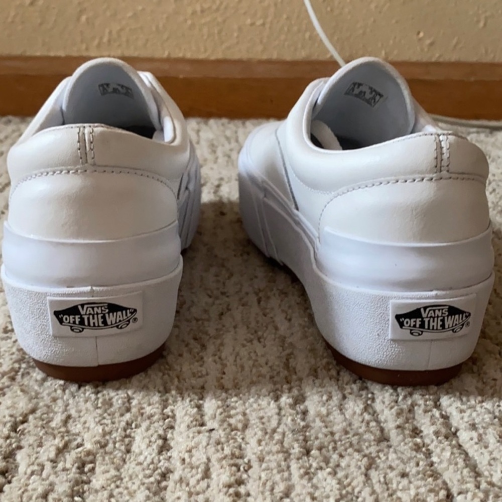 Platform White Vans - image 2